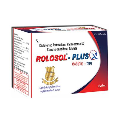 ROLOSOL PLUS Tablet 10's - Pain relief-Nsa