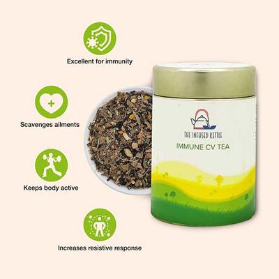 The Infused Kettle Green Tea Leaves - Immune CV 50 gm - Teas