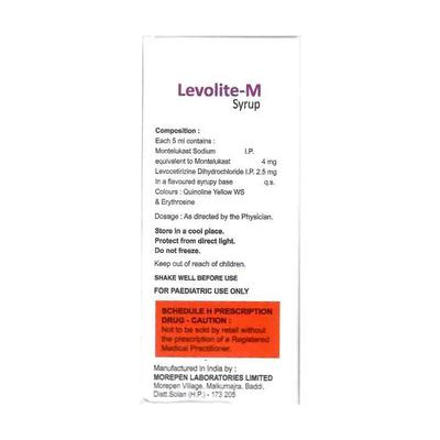 LEVOLITE M Syrup 60ml - Allergies-Ant