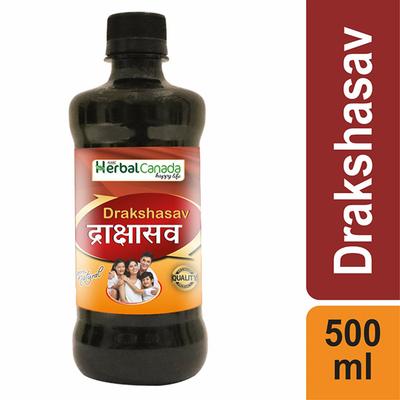 Herbal Canada Drakshasav Juice 500 ml - Ayurvedic Juices