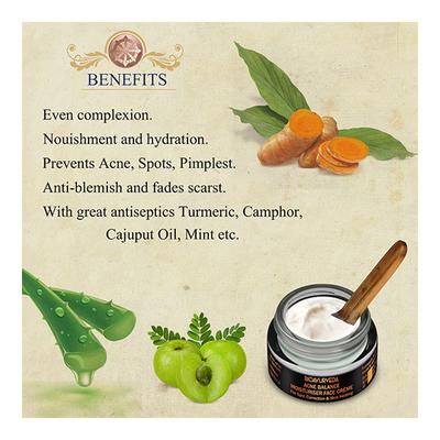 Bioayurveda Acne Balance Moisturiser Face Creme 20 gm - Face Creams