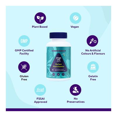 Zingavita Perfect Multivitamin Gummies for Women 30's - Multi-Vitamins