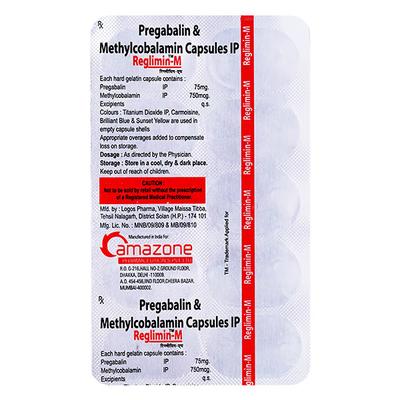 REGLIMIN M Capsule 10's - Neuropathic Pain-Dru