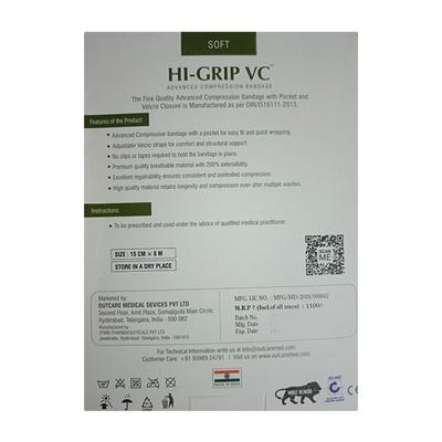 Hi Grip VC Advanced Compression Bandage (Soft) (15cm x 8cm) 1's - Bandages And Dressings