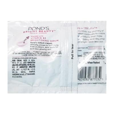 Pond's Bright Beauty Spot Less Glow Serum Cream 7 gm - Creams/Oils/Lotions