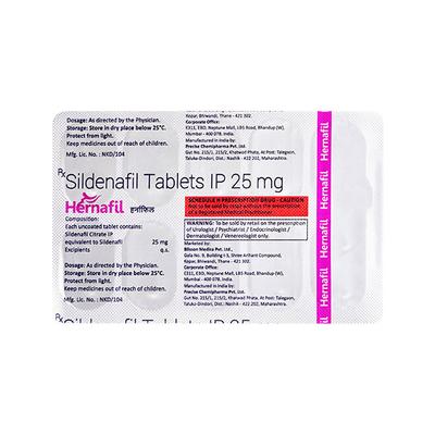 HERNAFIL Tablet 10's - Impotence/Erectile Dysfunction (Ed)