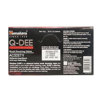 Himalaya Q-DEE Acidity Tablet 8's - Speciality Medicines