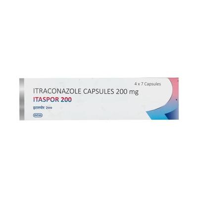 Itaspor 200mg Capsule 7'S - Fungal Infections-Anf
