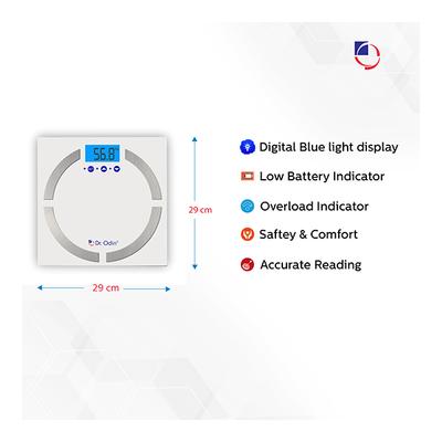 Dr. Odin Body Fat Analyzer - White (CF-570BT) - Health Monitoring Devices