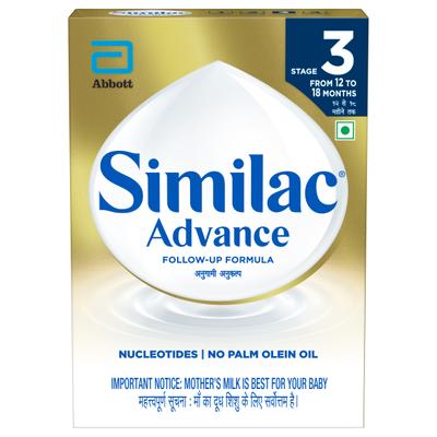 Similac Advance 3 Follow Up Formula Powder Refill - (12-18 Months) 400 g - Baby And Infant Supplements