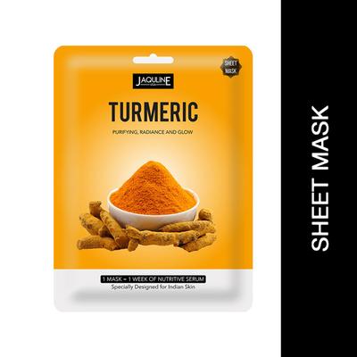Jaquline USA Turmeric Sheet Mask 25 gm - Sheet Masks