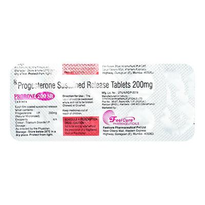 PRORONE SR 200 Tablet 10's - Hormonal Therapy-Oes