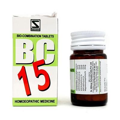 Dr.Willmar Schwabe BC 15 Tablet 20 gm - Bio-Combination