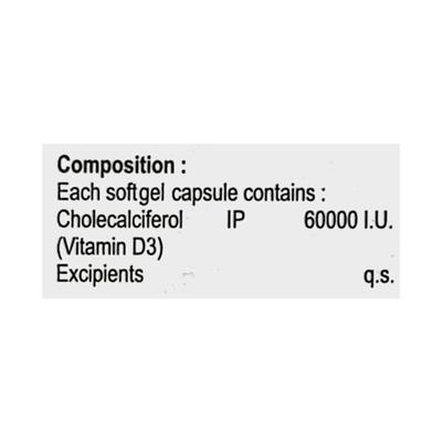 Calrex D3 60K Capsule 4's - Supplements-Vam