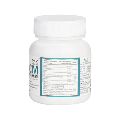 PAX Naturals CCM Calcium Citrate Malate 200 mg Tablet 30's - Calcium And Minerals