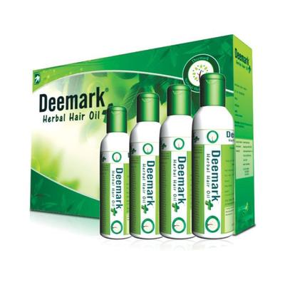Deemark Herbal Plus Hair Oil (Pack of 4 x 150 ml) - Personal Care (Ayush)