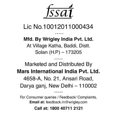 Doublemint Candy -Ice Burst (Home Pack) (Pack of 45 x 2.5gm) - Nutritional Bars