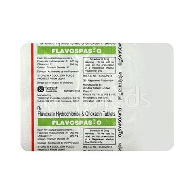 Flavospas O Tablet 10'S - Bladder And Prostate Disorders-Dru