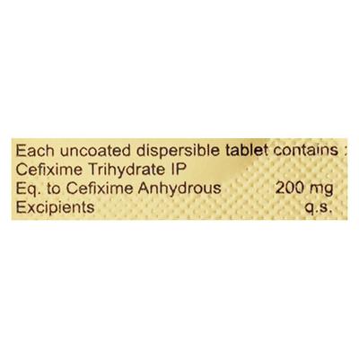 CEFIWAL DT 200 Tablet 10's - Bacterial Infections-Cep