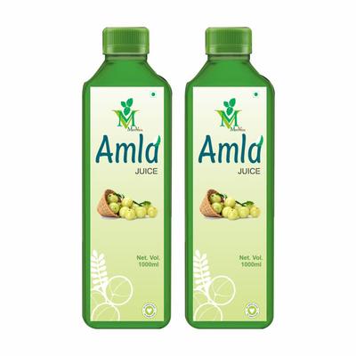 Mint Veda Amla Juice (Pack of 2 x 1000 ml) - Herbal Dietary Supplement