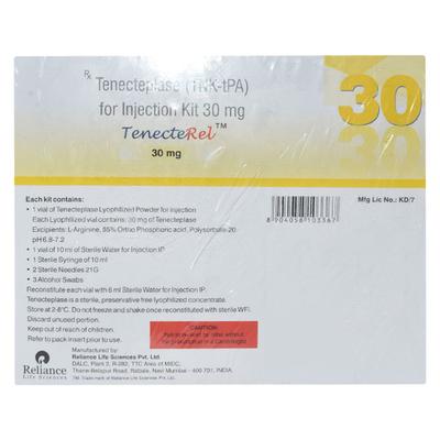 TENECTEREL 30 Injection Kit 1's - Blood Clot-Ant