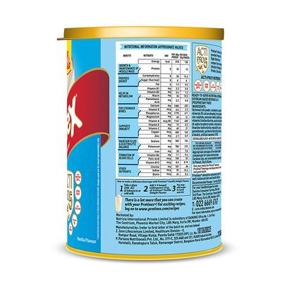Protinex Powder - Vanilla Delight Flavour 400 gm (Tin) - Protein Drink