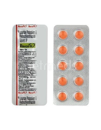 Revas H Tablet 10'S - Hypertension-Ana