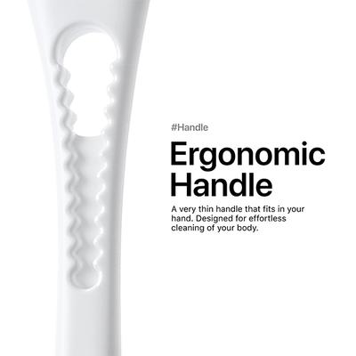 Vandelay Cleaner Brush Massager - Pink - Massagers