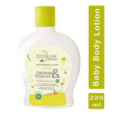 Donum Naturals Baby Combo (Tear Free Shower Cream 200 ml + Moisturising Lotion 220 ml) - Creams, Lotions & Oils