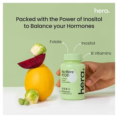 Hera No More PCOD Capsule 60's - Women Health