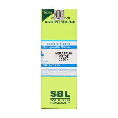 SBL Veratrum Viride 200 Liquid 30 ml - Dilutions