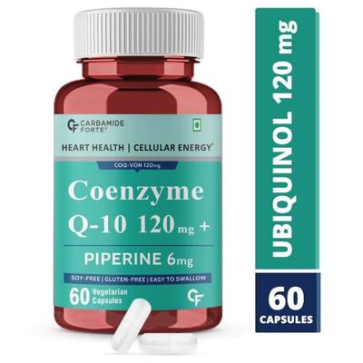 CF Coenzyme Q-10 120 mg with Piperine 6 mg Veg Capsules 60's - Co-Q