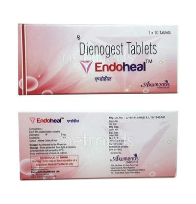 Endoheal 2mg Tablet 10'S - Contraception-Ora