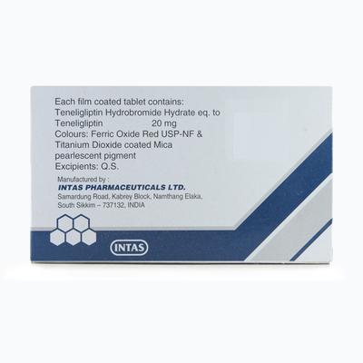 Tglip 20mg Tablet 15'S - Diabetes-Ant