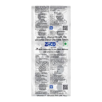 ZNCD Chewable Tablet 10's - Supplements-Vam