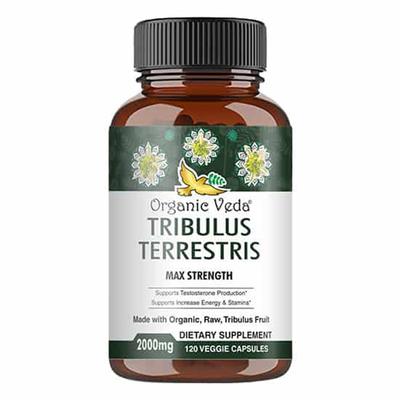 Organic Veda Tribulus Terrestris Extra Strength Veg Capsule 120's - Sexual Healthcare