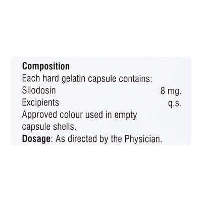 SILOSTRIDE Capsule 10's - Bladder And Prostate Disorders-Dru