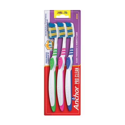 Anchor Pro Clean Toothbrush (BUY2 GET 1) - Toothbrushes