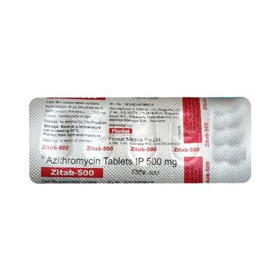 ZITAB 500 Tablet 5's - Bacterial Infections-Mac