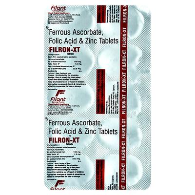 FILRON XT Tablet 10's - Iron Supplement/Anaemia-Vma