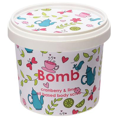 Bomb Cosmetics Cranberry & Lime Body Scrub 400 gm - Scrubs & Exfoliants