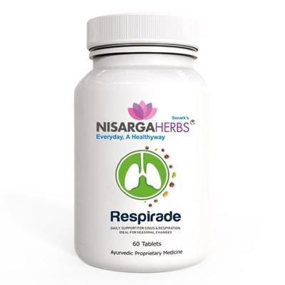 NisargaHerbs Respirade Tablet 60's - Speciality Medicines