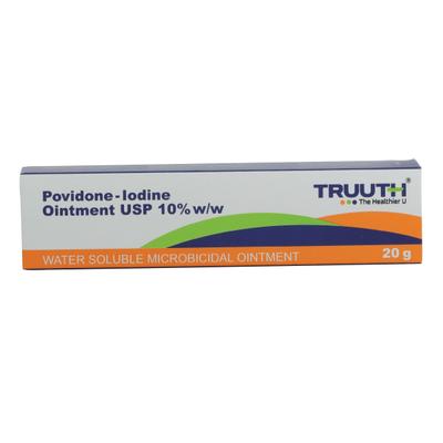 Truuth Povidone Iodine 10% Ointment 20 gm - Balm/Ointments