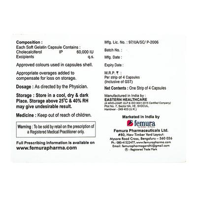 D SERVE 60k Capsule 4's - Supplements-Vam