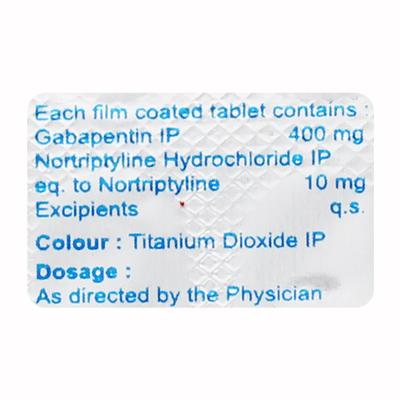 GEBION NT Tablet 10's - Neuropathic Pain-Dru