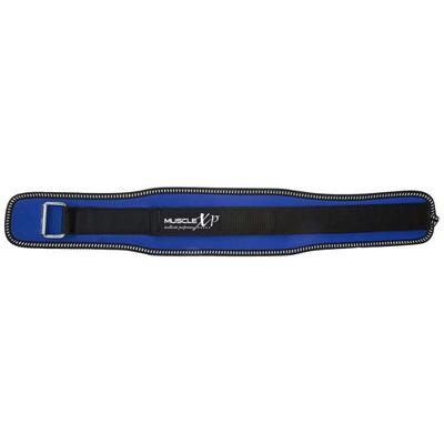MuscleXP Weight Lifting Gym Belt - Blue (S) 1's - Workout Essentials