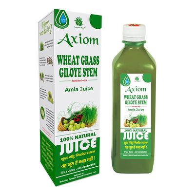 Axiom Wheat Grass Giloye Stem Juice 500 ml - Ayurvedic Juices