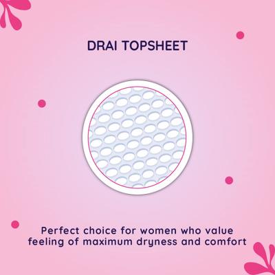 Bella Classic Comfort Breathable Drai Pads (XL) 15's - Sanitary Napkins