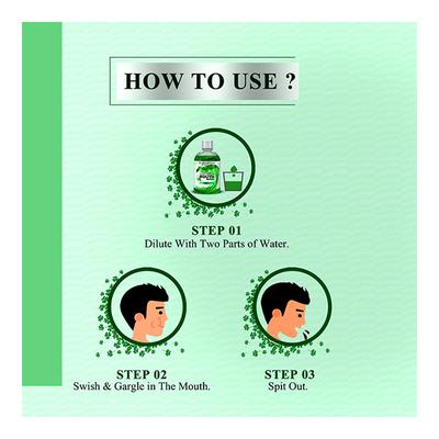 Bioayurveda Basics Anti-Bacterial Germ Defense Mouth Wash 500 ml - Mouthwash