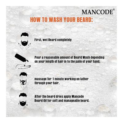Mancode Beard Wash Gel - Wild 100 ml - Beard Wash